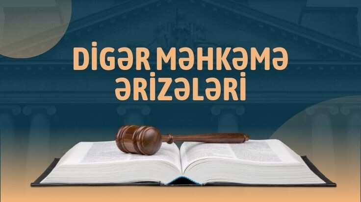 Digər Məhkəmə Ərizələri